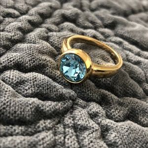 Touchstone crystal ring